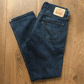 Distressed Mid-Wash Jeans